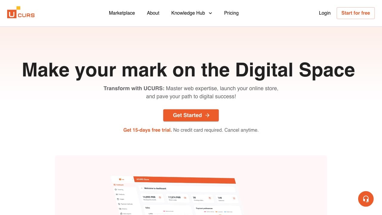UCURS website preview